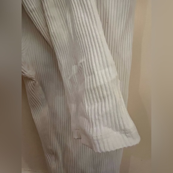 Carbon38 ribbed leggings in white (size small) - Picture 5 of 8